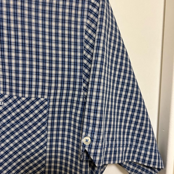 Ben Sherman Navy and White Checkered Shirt - Picture 3 of 4